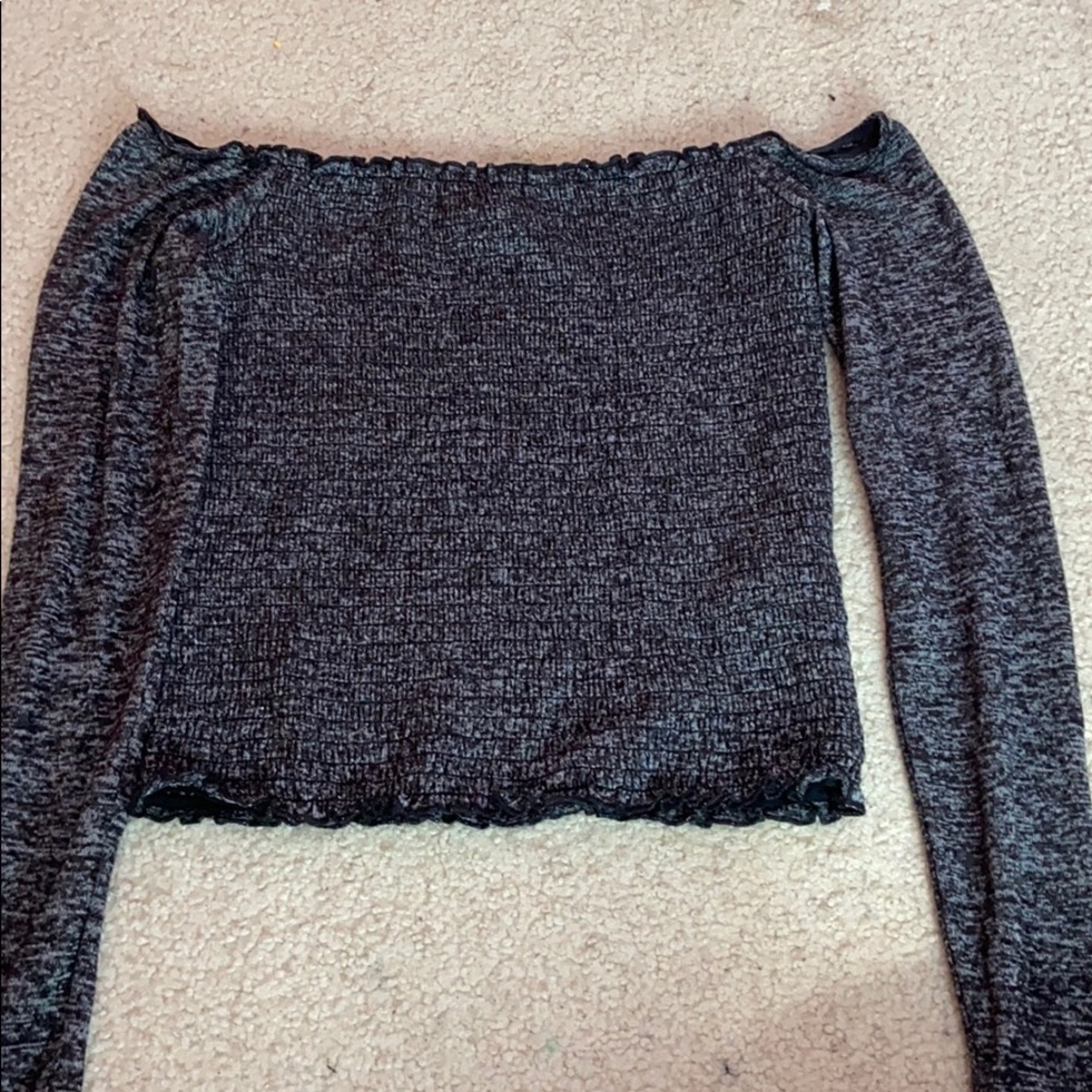 Hollister Off The Shoulder Crop Top